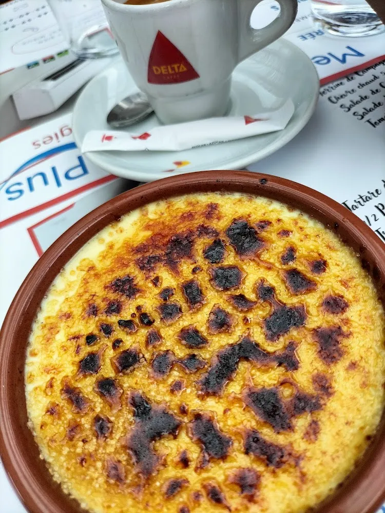 Crème Brûlée Et Café